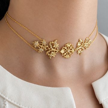 Elara Bloom Choker on model